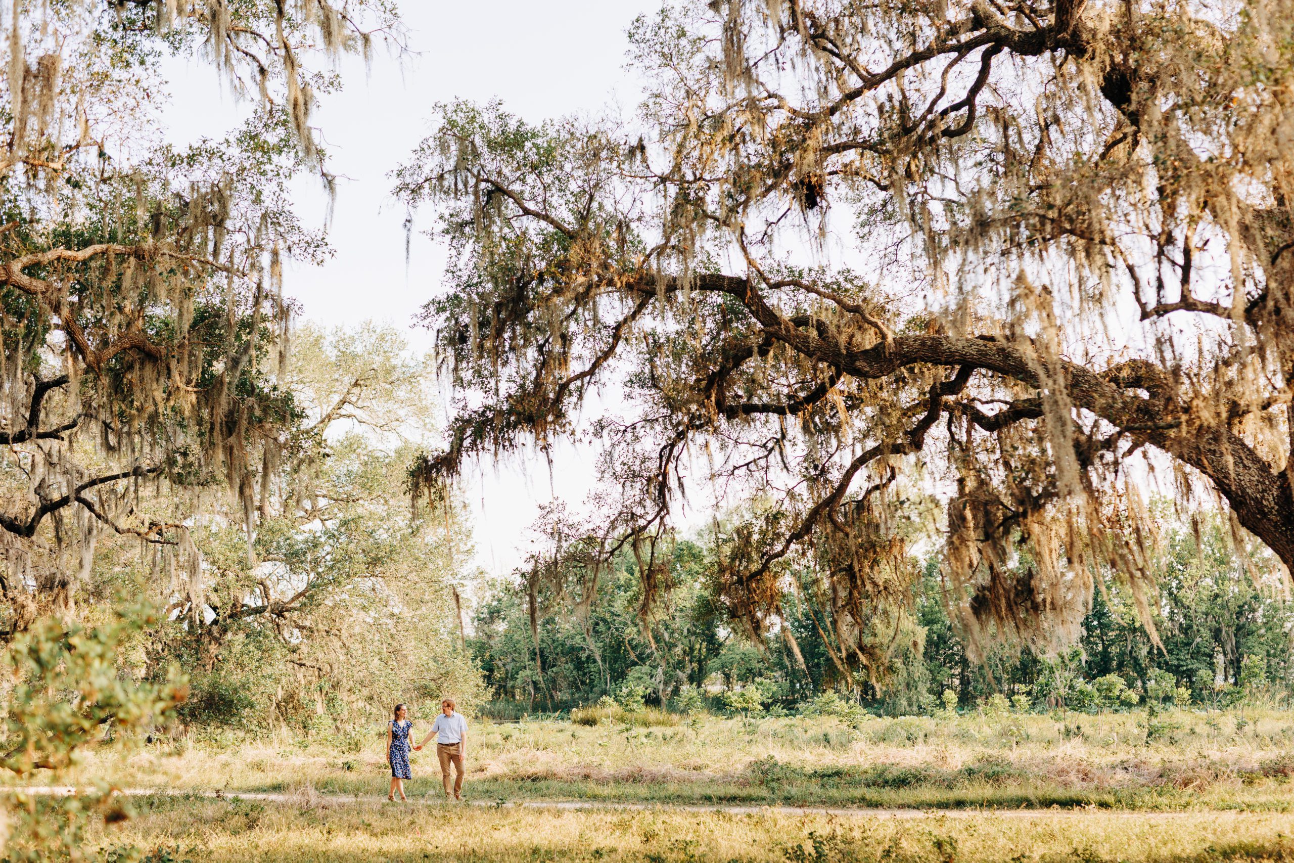 Brazos Bend Engagement Photographer picture of couple walking